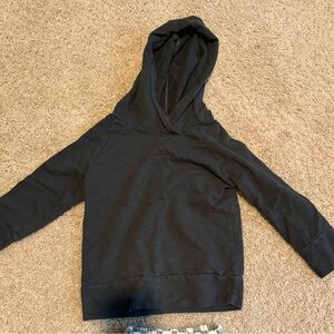 Dark Grey lightweight Hooded Sweatshirt